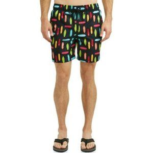 George Men's Novelty 6-Inch Swim Shorts